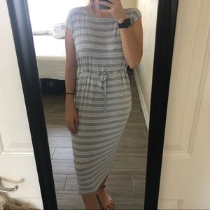 Maxi dress, striped from old navy